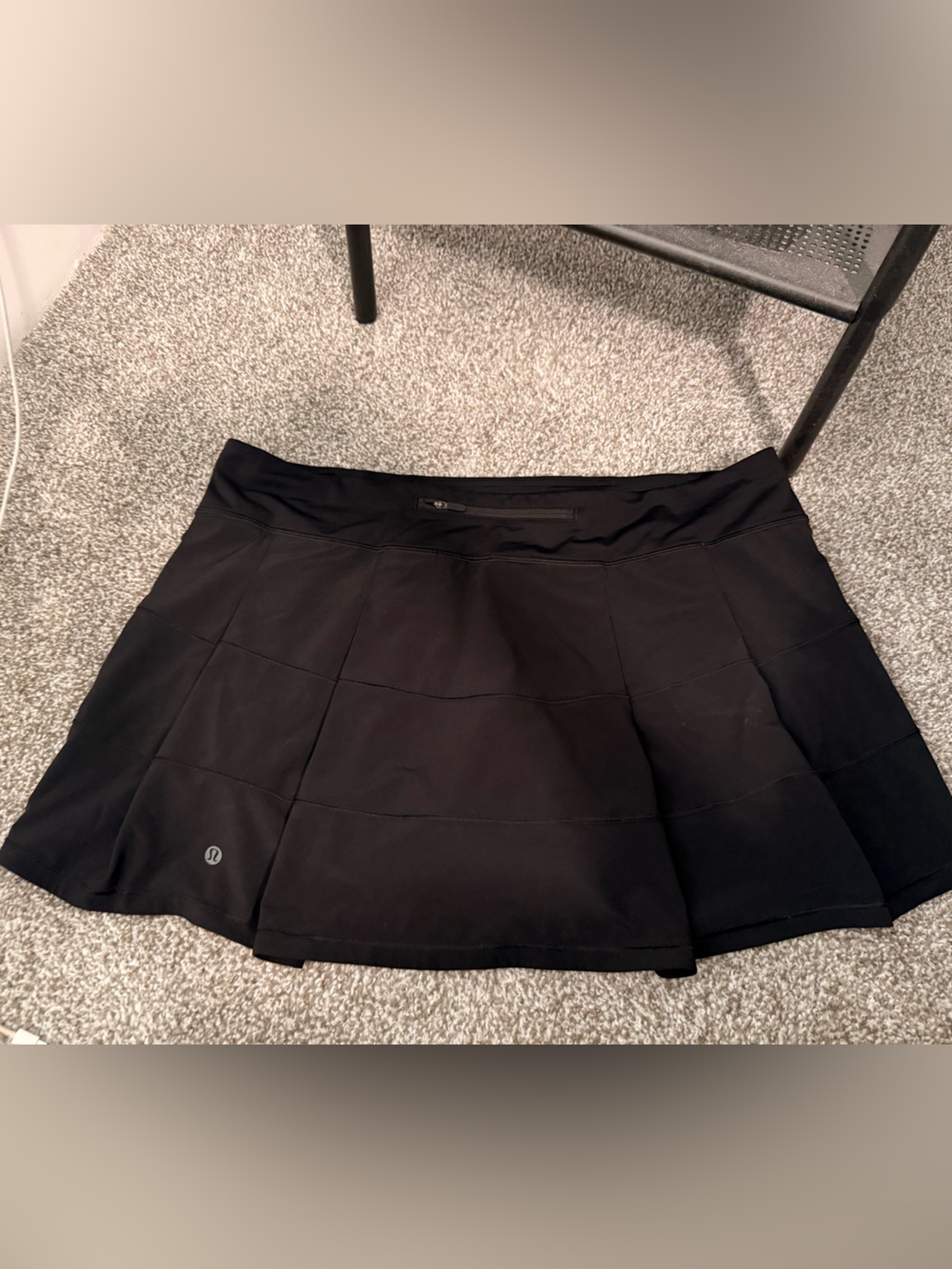 lululemon athletica Black Tennis Skirt